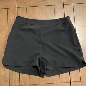 Black lush shorts size small